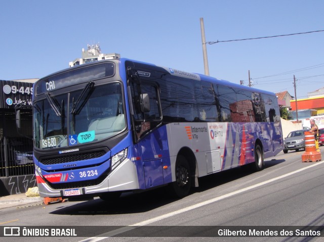 Vipol Transportes Rodoviários - TIPBUS - Transportes Intermunicipal 36.234 na cidade de São Paulo, São Paulo, Brasil, por Gilberto Mendes dos Santos. Número da foto: #12365666.
