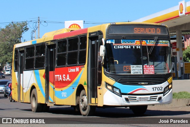 TTA S.A. - Línea 96 1702 na cidade de San Lorenzo, Central, Paraguai, por José Paredes. Número da foto: #12367501.