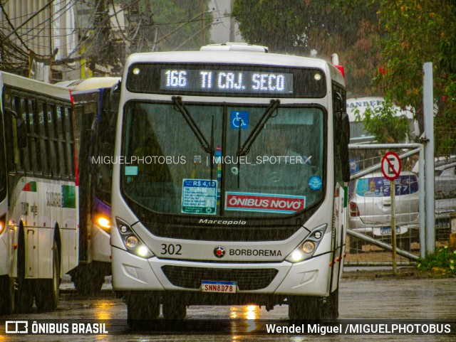 Borborema Imperial Transportes 302 na cidade de Recife, Pernambuco, Brasil, por Wendel Miguel /MIGUELPHOTOBUS. Número da foto: #12365802.