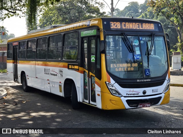 Transportes Paranapuan B10007 na cidade de Rio de Janeiro, Rio de Janeiro, Brasil, por Cleiton Linhares. Número da foto: #12367098.