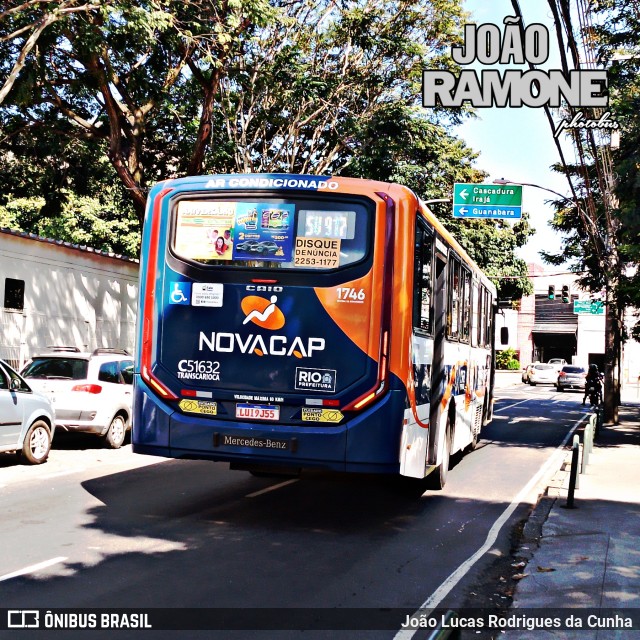 Viação Novacap C51632 na cidade de Rio de Janeiro, Rio de Janeiro, Brasil, por João Lucas Rodrigues da Cunha. Número da foto: #12367426.
