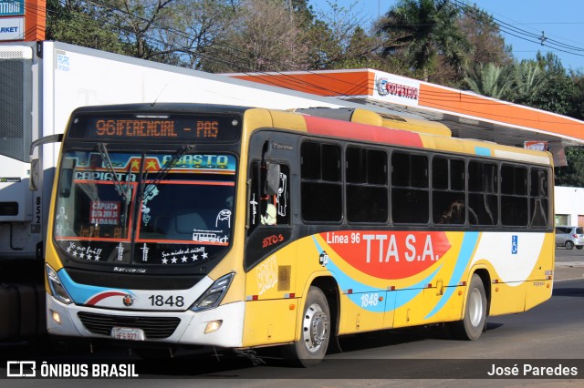 TTA S.A. - Línea 96 1848 na cidade de San Lorenzo, Central, Paraguai, por José Paredes. Número da foto: #12367604.