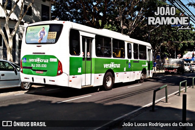 Viação Vera Cruz RJ 205.030 na cidade de Rio de Janeiro, Rio de Janeiro, Brasil, por João Lucas Rodrigues da Cunha. Número da foto: #12367513.