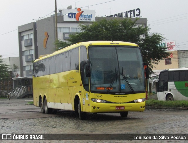 Viação Itapemirim 5865 na cidade de Caruaru, Pernambuco, Brasil, por Lenilson da Silva Pessoa. Número da foto: #12367389.
