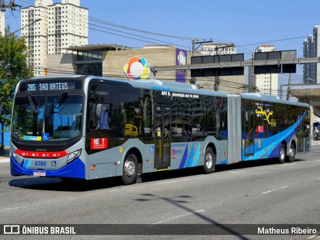 Next Mobilidade - ABC Sistema de Transporte 8380 na cidade de São Bernardo do Campo, São Paulo, Brasil, por Matheus Ribeiro. Número da foto: #12365836.