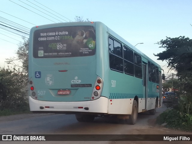 Viação Nossa Senhora Conquistadora 507 na cidade de Pelotas, Rio Grande do Sul, Brasil, por Miguel Filho. Número da foto: #12365830.