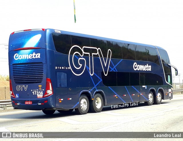 Viação Cometa 17314 na cidade de Queimados, Rio de Janeiro, Brasil, por Leandro Leal. Número da foto: #12367644.