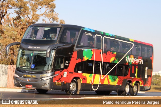 Rápido Federal 11923 na cidade de Brasília, Distrito Federal, Brasil, por Paulo Henrique Pereira Borges. Número da foto: #12366185.