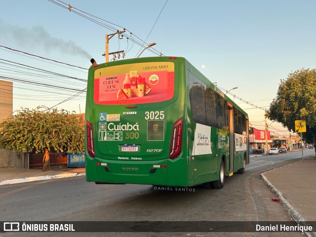 Expresso Caribus Transportes 3025 na cidade de Cuiabá, Mato Grosso, Brasil, por Daniel Henrique. Número da foto: #12367208.