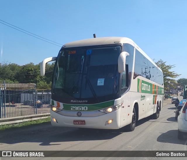 Empresa Gontijo de Transportes 21610 na cidade de Nova Iguaçu, Rio de Janeiro, Brasil, por Selmo Bastos. Número da foto: #12367490.