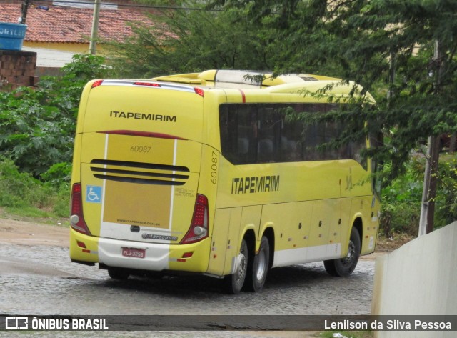 Viação Itapemirim 60087 na cidade de Caruaru, Pernambuco, Brasil, por Lenilson da Silva Pessoa. Número da foto: #12367396.