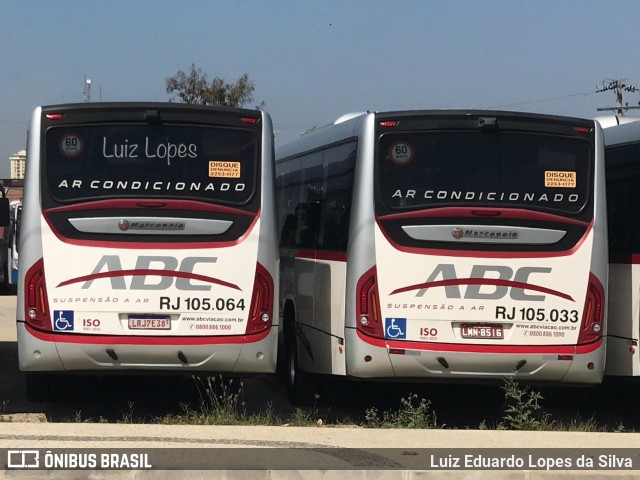 Auto Viação ABC RJ 105.064 na cidade de Niterói, Rio de Janeiro, Brasil, por Luiz Eduardo Lopes da Silva. Número da foto: #12365781.
