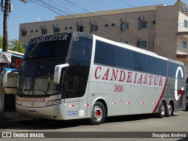 Candeiastur - Candeias Transportes Urbanos e Rodoviários 1800 na cidade de Trindade, Goiás, Brasil, por Douglas Andrez. Número da foto: #12300226.