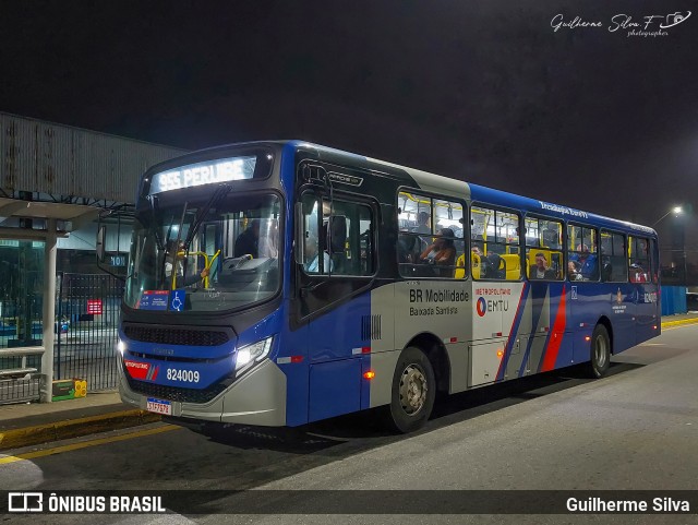 BR Mobilidade Baixada Santista 824009 na cidade de Praia Grande, São Paulo, Brasil, por Guilherme Silva. Número da foto: #12298747.