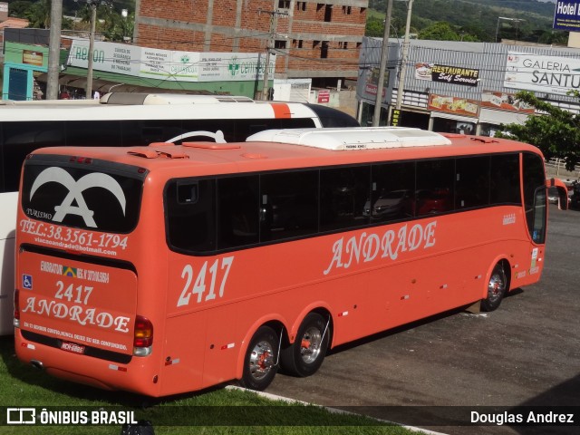 Andrade Turismo 2417 na cidade de Trindade, Goiás, Brasil, por Douglas Andrez. Número da foto: #12300307.