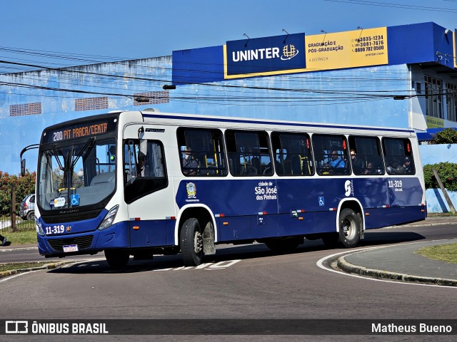 Auto Viação São José dos Pinhais 11-319 na cidade de São José dos Pinhais, Paraná, Brasil, por Matheus Bueno. Número da foto: #12301209.