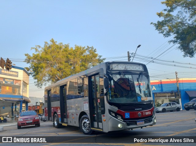 Transwolff Transportes e Turismo 7 8855 na cidade de São Paulo, São Paulo, Brasil, por Pedro Henrique Alves Silva. Número da foto: #12300364.