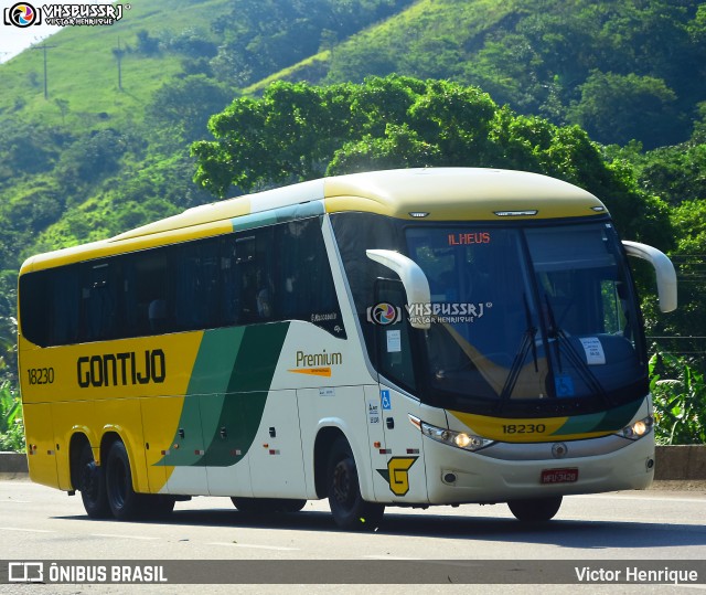 Empresa Gontijo de Transportes 18230 na cidade de Paracambi, Rio de Janeiro, Brasil, por Victor Henrique. Número da foto: #12300313.