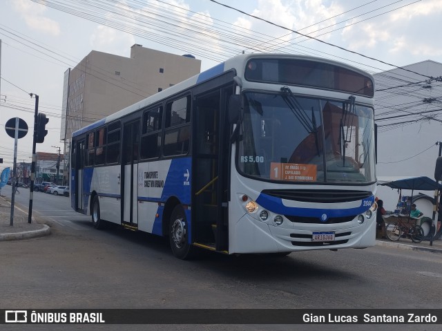 Transvida Transporte Coletivo 2044 na cidade de Ji-Paraná, Rondônia, Brasil, por Gian Lucas  Santana Zardo. Número da foto: #12300125.