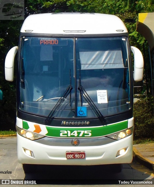 Empresa Gontijo de Transportes 21475 na cidade de São Paulo, São Paulo, Brasil, por Tadeu Vasconcelos. Número da foto: #12300088.