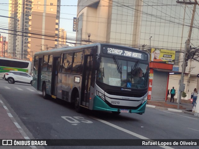 Auto Viação Urubupungá 00213 na cidade de Osasco, São Paulo, Brasil, por Rafael Lopes de Oliveira. Número da foto: #12300735.