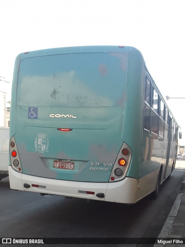 Transportes Santa Maria 607 na cidade de Pelotas, Rio Grande do Sul, Brasil, por Miguel Filho. Número da foto: #12300277.