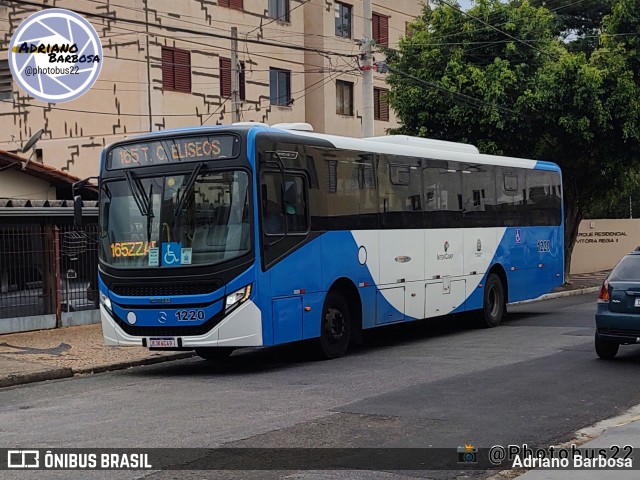 VB Transportes e Turismo 1220 na cidade de Campinas, São Paulo, Brasil, por Adriano Barbosa. Número da foto: #12301403.