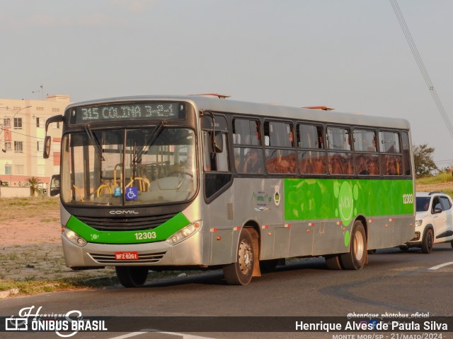 Rapido Campinas - MOV Monte Mor 12303 na cidade de Monte Mor, São Paulo, Brasil, por Henrique Alves de Paula Silva. Número da foto: #12301411.