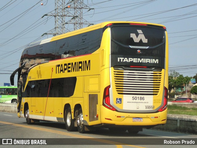 Viação Nova Itapemirim 50186 na cidade de São José dos Campos, São Paulo, Brasil, por Robson Prado. Número da foto: #12300295.
