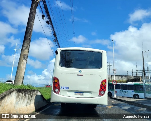 Expresso Vitória Bahia 3788 na cidade de Salvador, Bahia, Brasil, por Augusto Ferraz. Número da foto: #12299462.