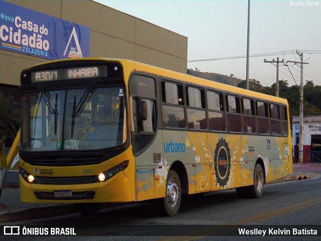 City Transporte Urbano Intermodal Sorocaba 2513 na cidade de Sorocaba, São Paulo, Brasil, por Weslley Kelvin Batista. Número da foto: #12300492.