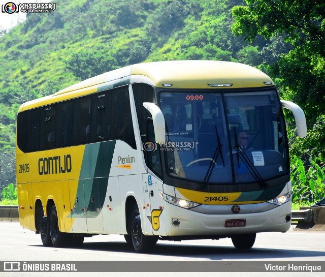 Empresa Gontijo de Transportes 21405 na cidade de Paracambi, Rio de Janeiro, Brasil, por Victor Henrique. Número da foto: #12300312.