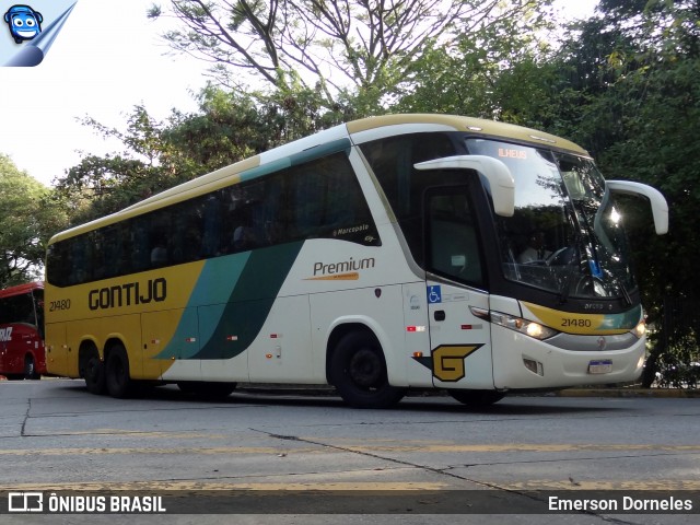Empresa Gontijo de Transportes 21480 na cidade de São Paulo, São Paulo, Brasil, por Emerson Dorneles. Número da foto: #12299439.