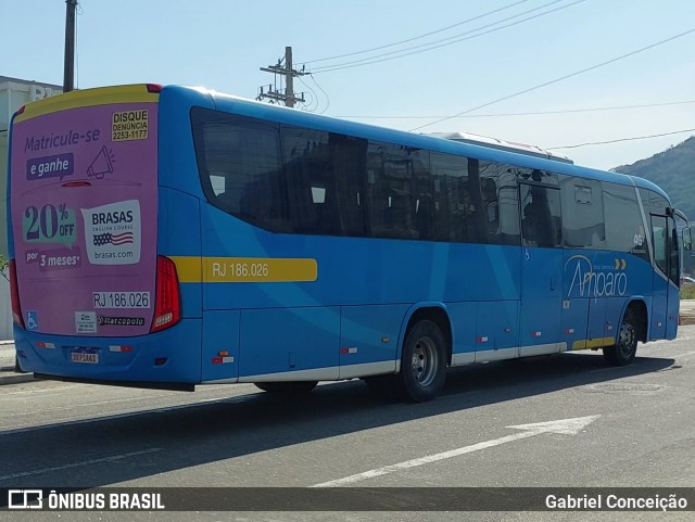 Viação Nossa Senhora do Amparo RJ 186.026 na cidade de Niterói, Rio de Janeiro, Brasil, por Gabriel Conceição. Número da foto: #12300234.