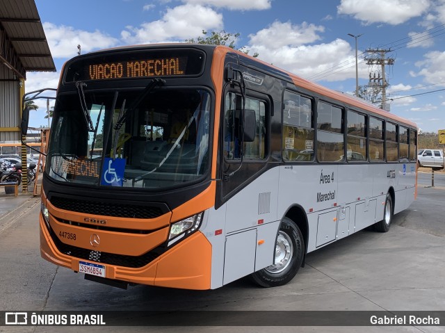 Auto Viação Marechal Brasília 447358 na cidade de Taguatinga, Distrito Federal, Brasil, por Gabriel Rocha. Número da foto: #12368265.