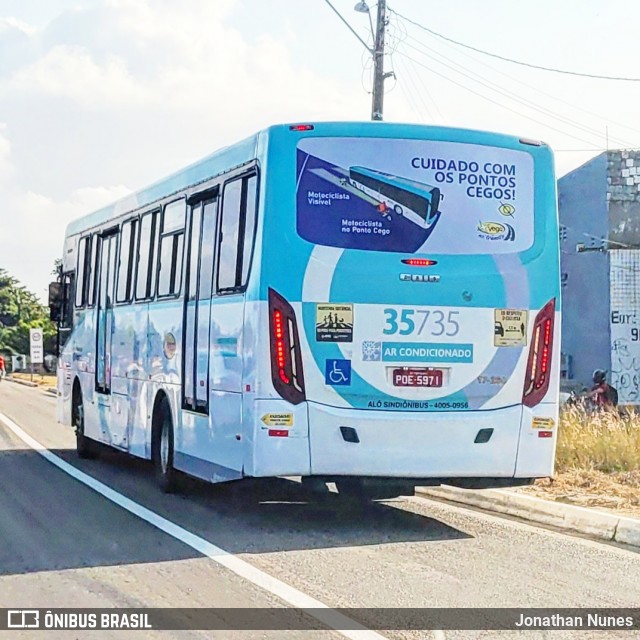 Rota Sol > Vega Transporte Urbano 35735 na cidade de Fortaleza, Ceará, Brasil, por Jonathan Nunes. Número da foto: #12368519.