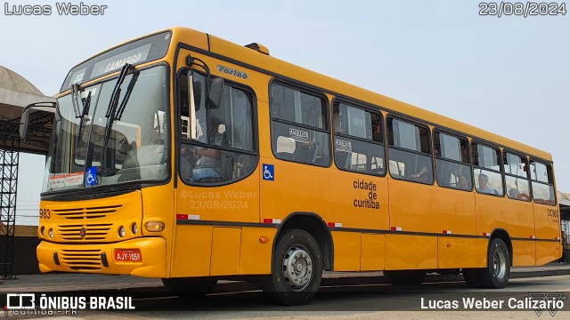 Cristo Rei > CCD Transporte Coletivo > SPE Via Mobilidade S/A DC983 na cidade de Curitiba, Paraná, Brasil, por Lucas Weber Calizario. Número da foto: #12368054.
