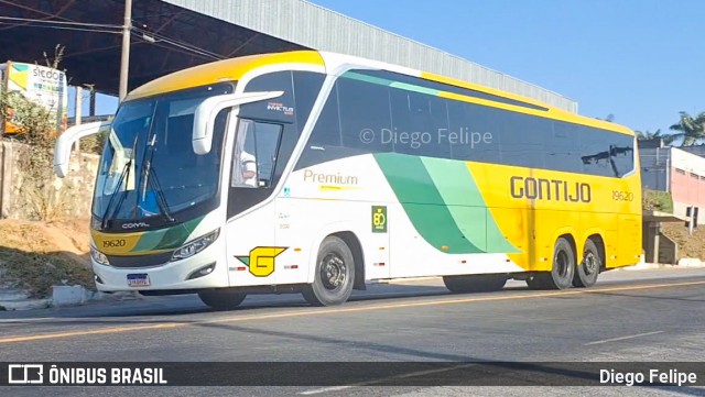 Empresa Gontijo de Transportes 19620 na cidade de Formiga, Minas Gerais, Brasil, por Diego Felipe. Número da foto: #12367933.