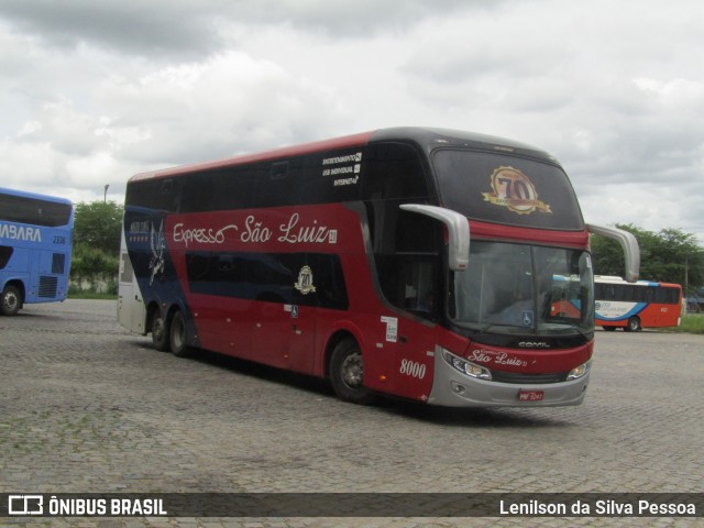 Expresso São Luiz 8000 na cidade de Caruaru, Pernambuco, Brasil, por Lenilson da Silva Pessoa. Número da foto: #12368979.