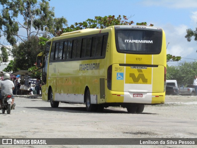 Viação Itapemirim 9707 na cidade de Caruaru, Pernambuco, Brasil, por Lenilson da Silva Pessoa. Número da foto: #12369076.