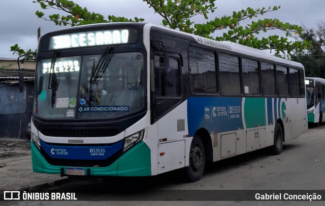 Transportes Campo Grande D53533 na cidade de Rio de Janeiro, Rio de Janeiro, Brasil, por Gabriel Conceição. Número da foto: #12368283.