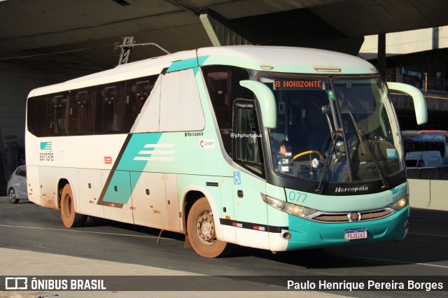 Santa Fé Transportes 077 na cidade de Belo Horizonte, Minas Gerais, Brasil, por Paulo Henrique Pereira Borges. Número da foto: #12369472.