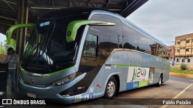 Viação Garcia 82209 na cidade de Ribeirão Preto, São Paulo, Brasil, por Fábio Paixão. Número da foto: #12369968.
