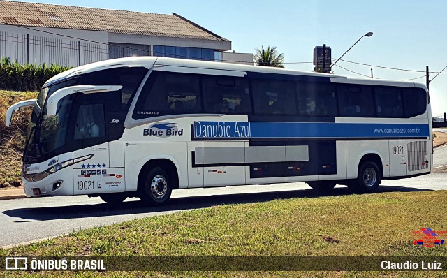 VIDA - Viação Danúbio Azul 19021 na cidade de Pirassununga, São Paulo, Brasil, por Claudio Luiz. Número da foto: #12371554.