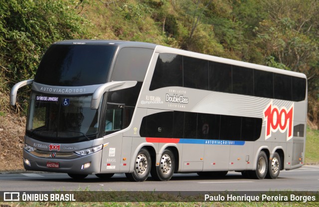 Auto Viação 1001 RJ 108.686 na cidade de Piraí, Rio de Janeiro, Brasil, por Paulo Henrique Pereira Borges. Número da foto: #12371977.