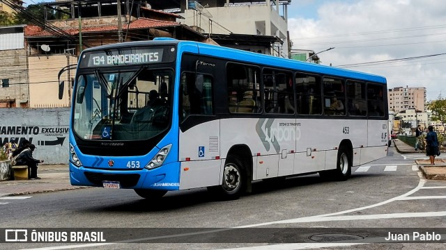 VSFL - Viação São Francisco 453 na cidade de Juiz de Fora, Minas Gerais, Brasil, por Juan Pablo. Número da foto: #12369940.