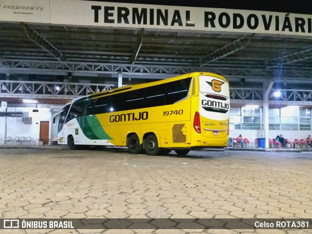 Empresa Gontijo de Transportes 19740 na cidade de Ipatinga, Minas Gerais, Brasil, por Celso ROTA381. Número da foto: #12371141.