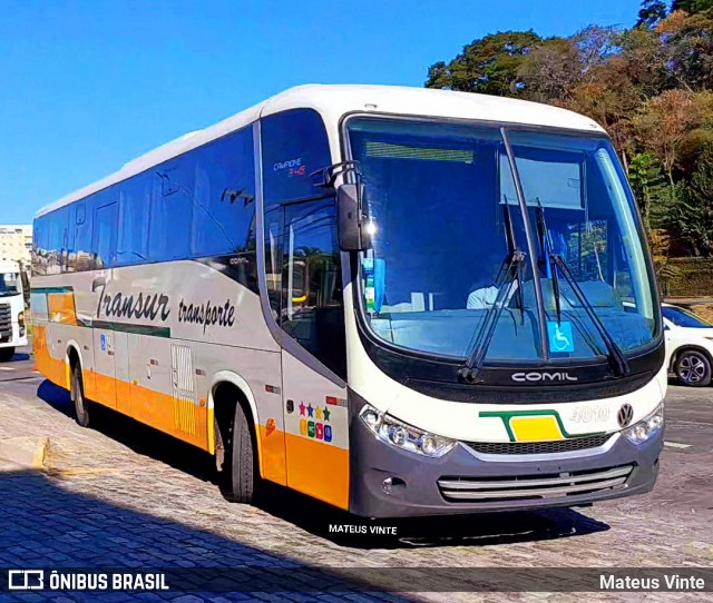 Transur - Transporte Rodoviário Mansur 4010 na cidade de Juiz de Fora, Minas Gerais, Brasil, por Mateus Vinte. Número da foto: #12370573.