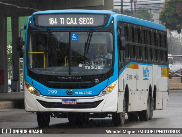 Expresso Vera Cruz 299 na cidade de Jaboatão dos Guararapes, Pernambuco, Brasil, por Wendel Miguel /MIGUELPHOTOBUS. Número da foto: #12370003.