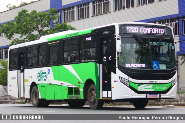 Viação Elite RJ 176.059 na cidade de Volta Redonda, Rio de Janeiro, Brasil, por Paulo Henrique Pereira Borges. Número da foto: #12371894.